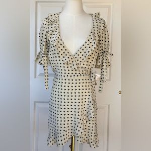For Love‎ and Lemons Sweetheart Mini Wrap Dress XS NWT